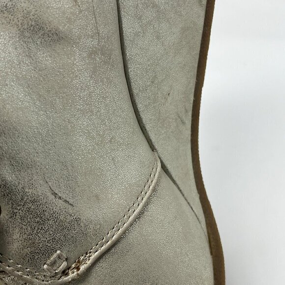 Toms Desert Wedge Booties shoes metallic gold 8 - Picture 8 of 12